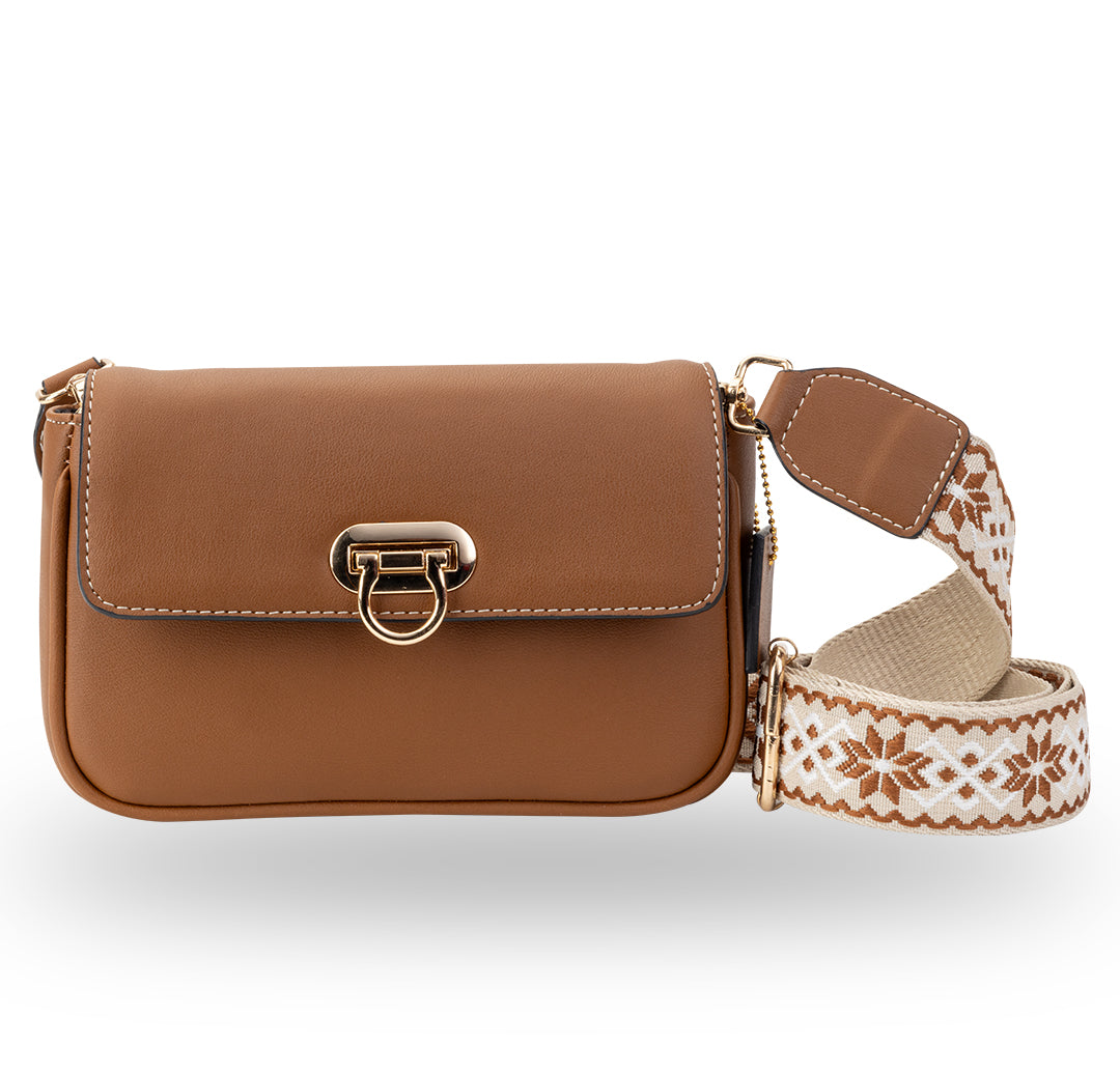 Sway Crossbody Bag - Tan