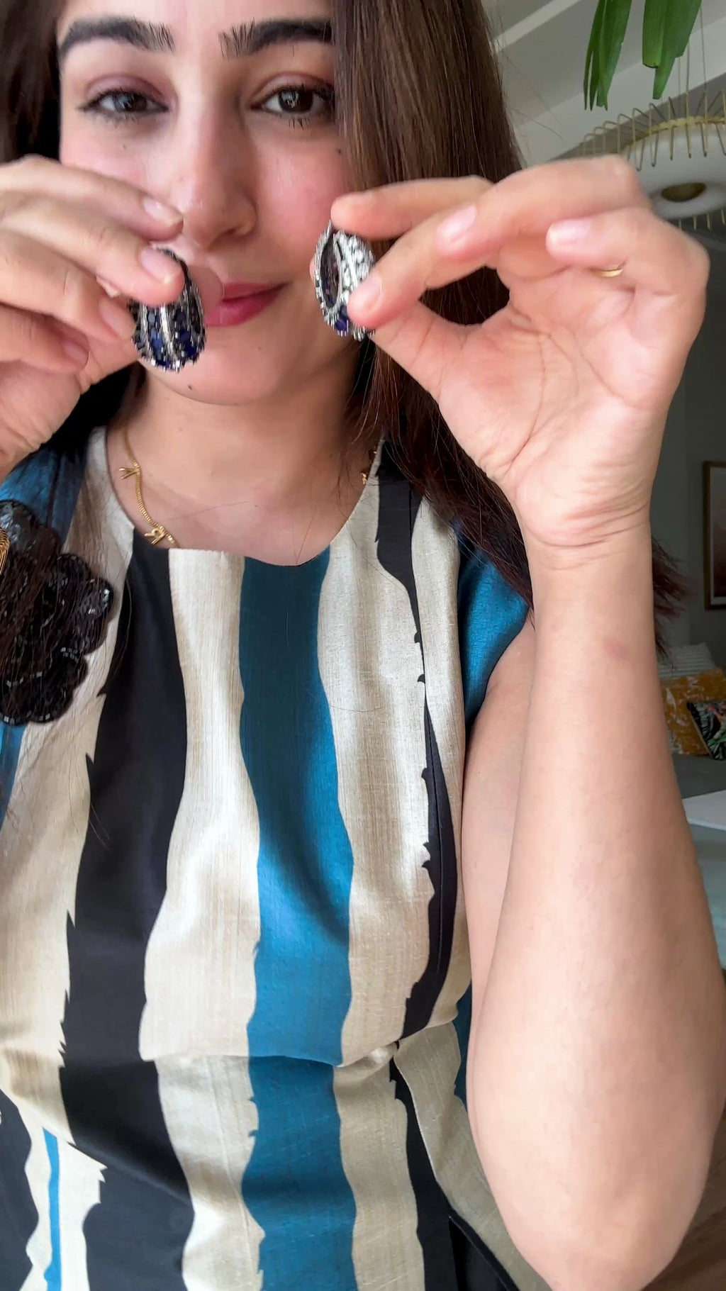 Stripe Silk Co-ord Set