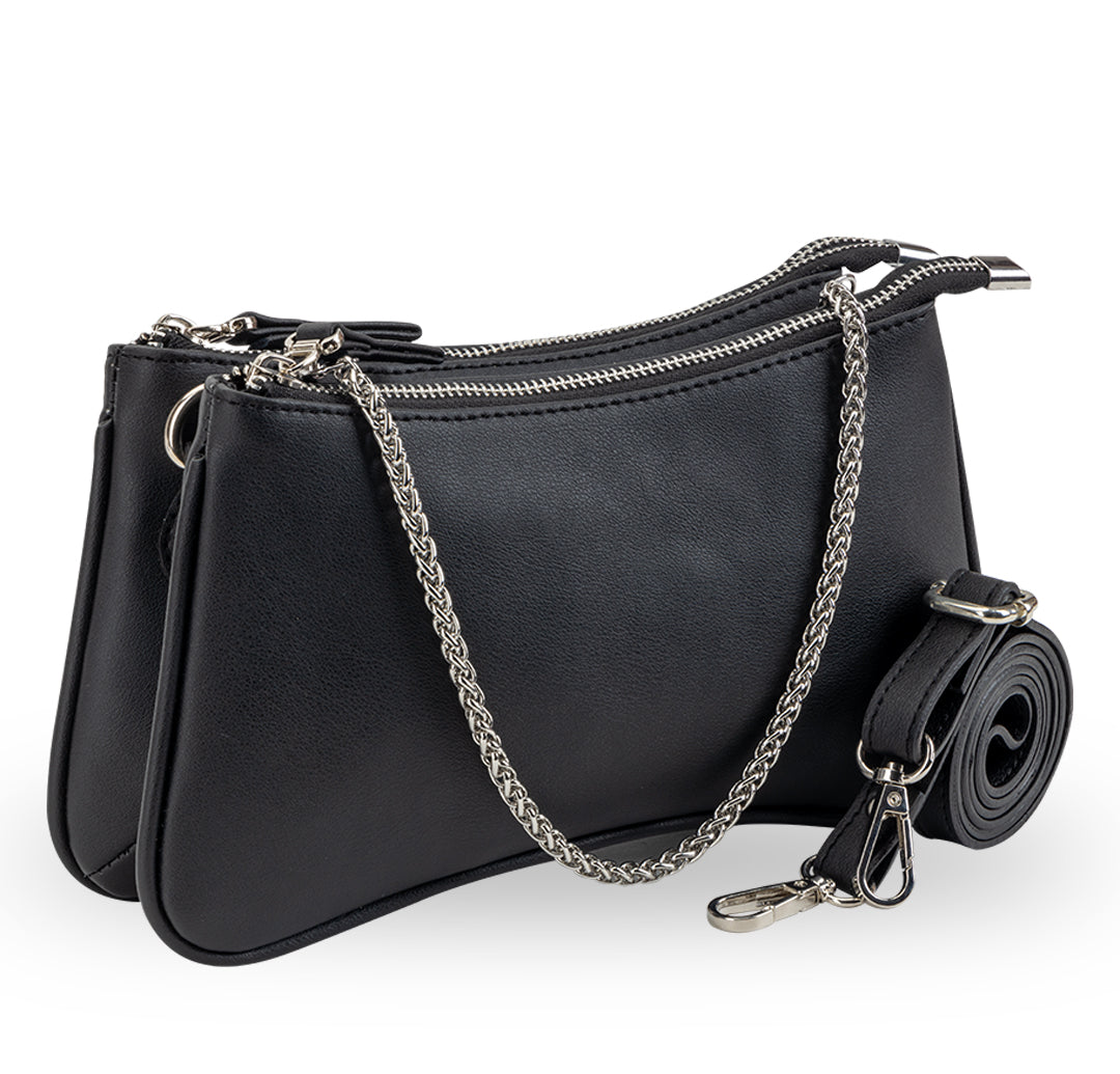 Twixis Crossbody Bag - Black