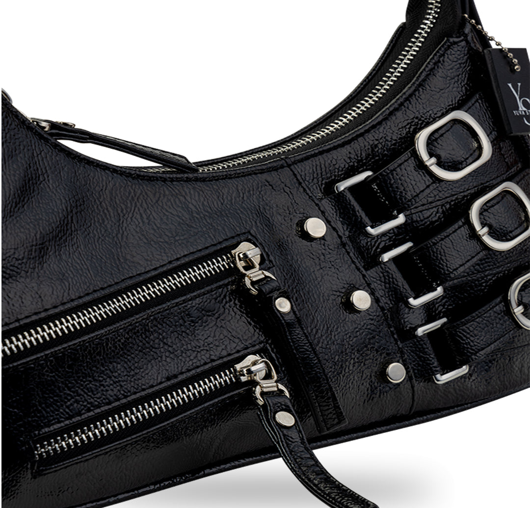 Velora Hobo Bag - Black