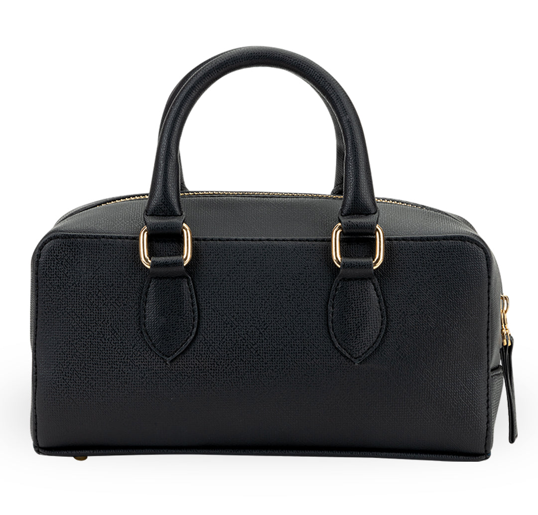 Lume Boxy Crossbody Bag - Black