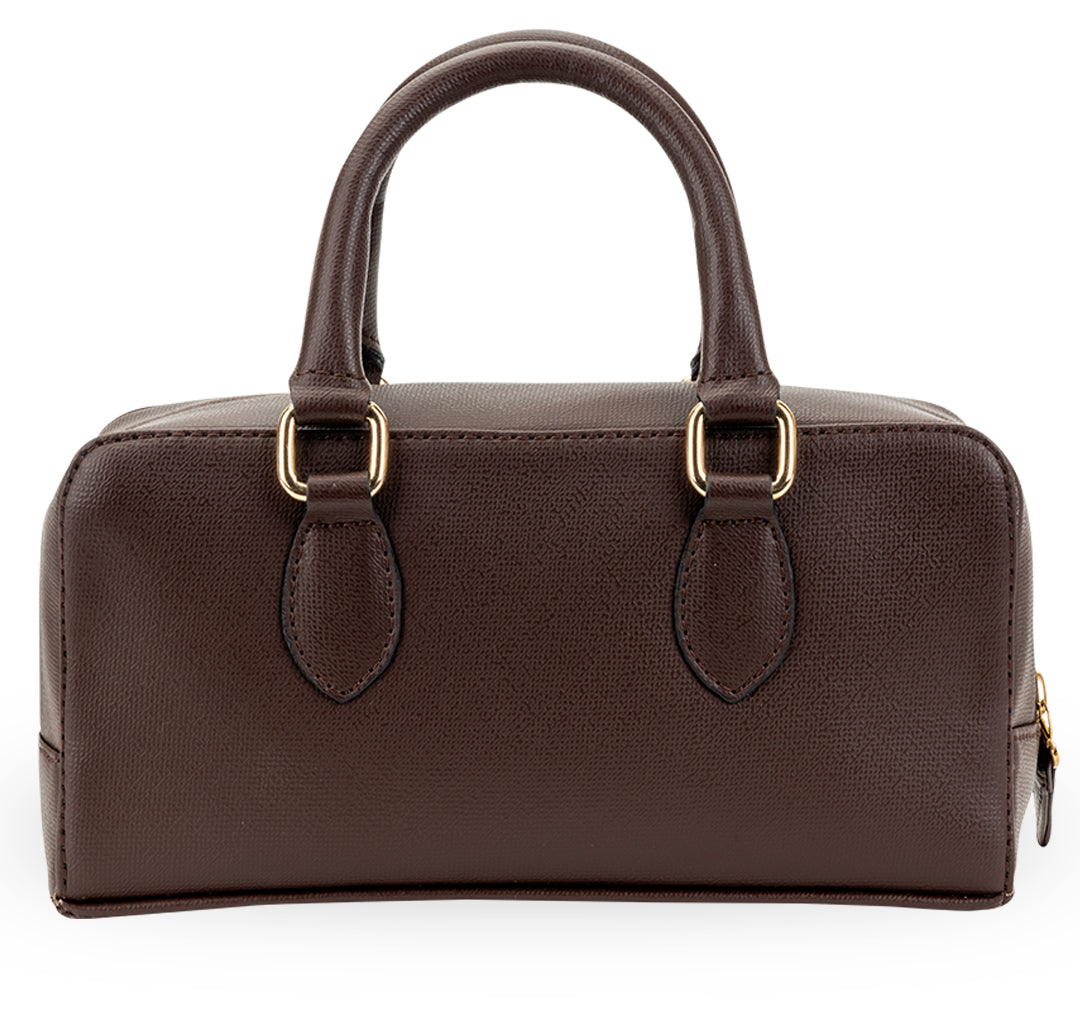 Lume Boxy Crossbody Bag - Dk. Mocha