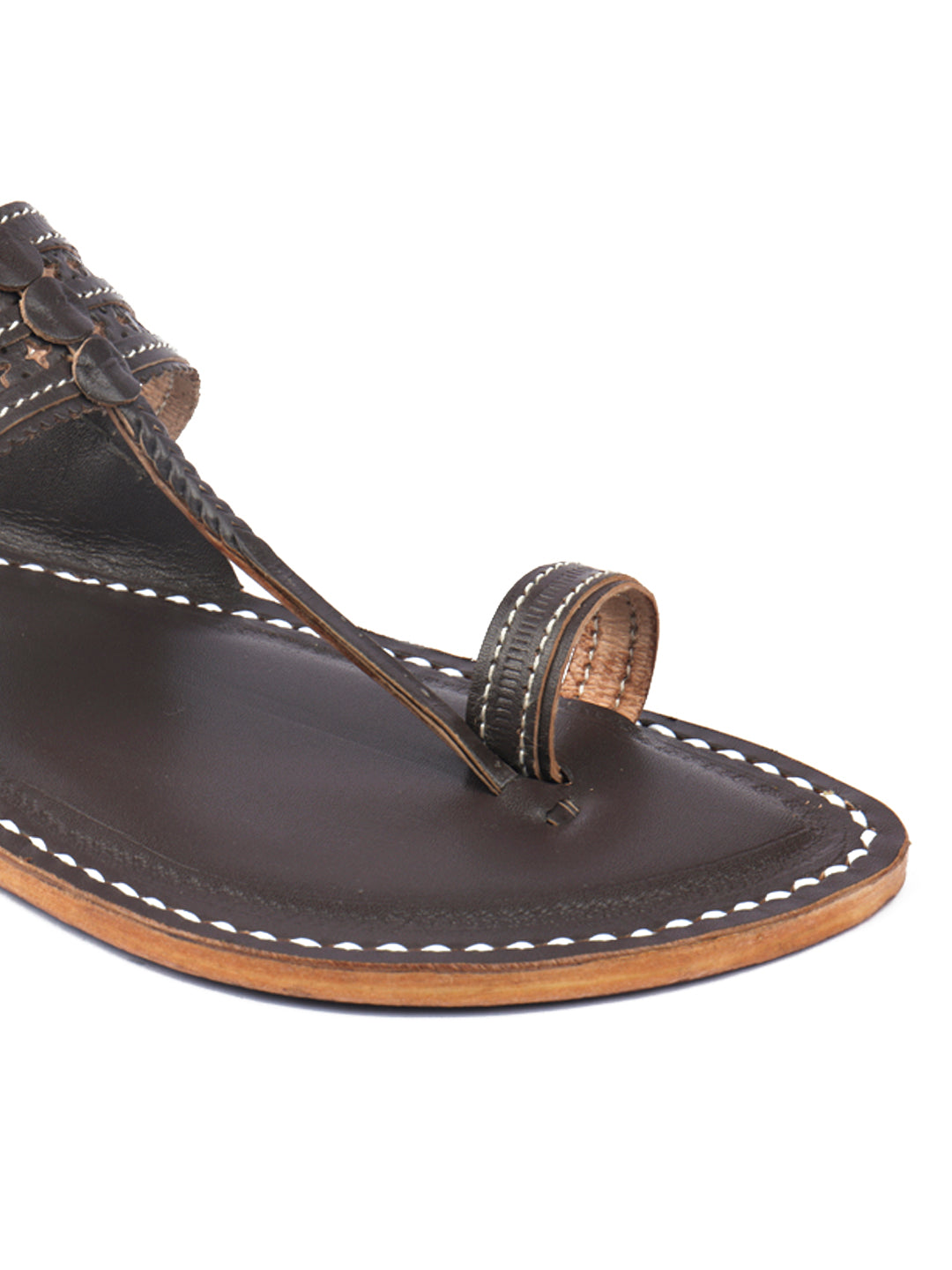 Brilliant Brown - Men Kolhapuri Chappal