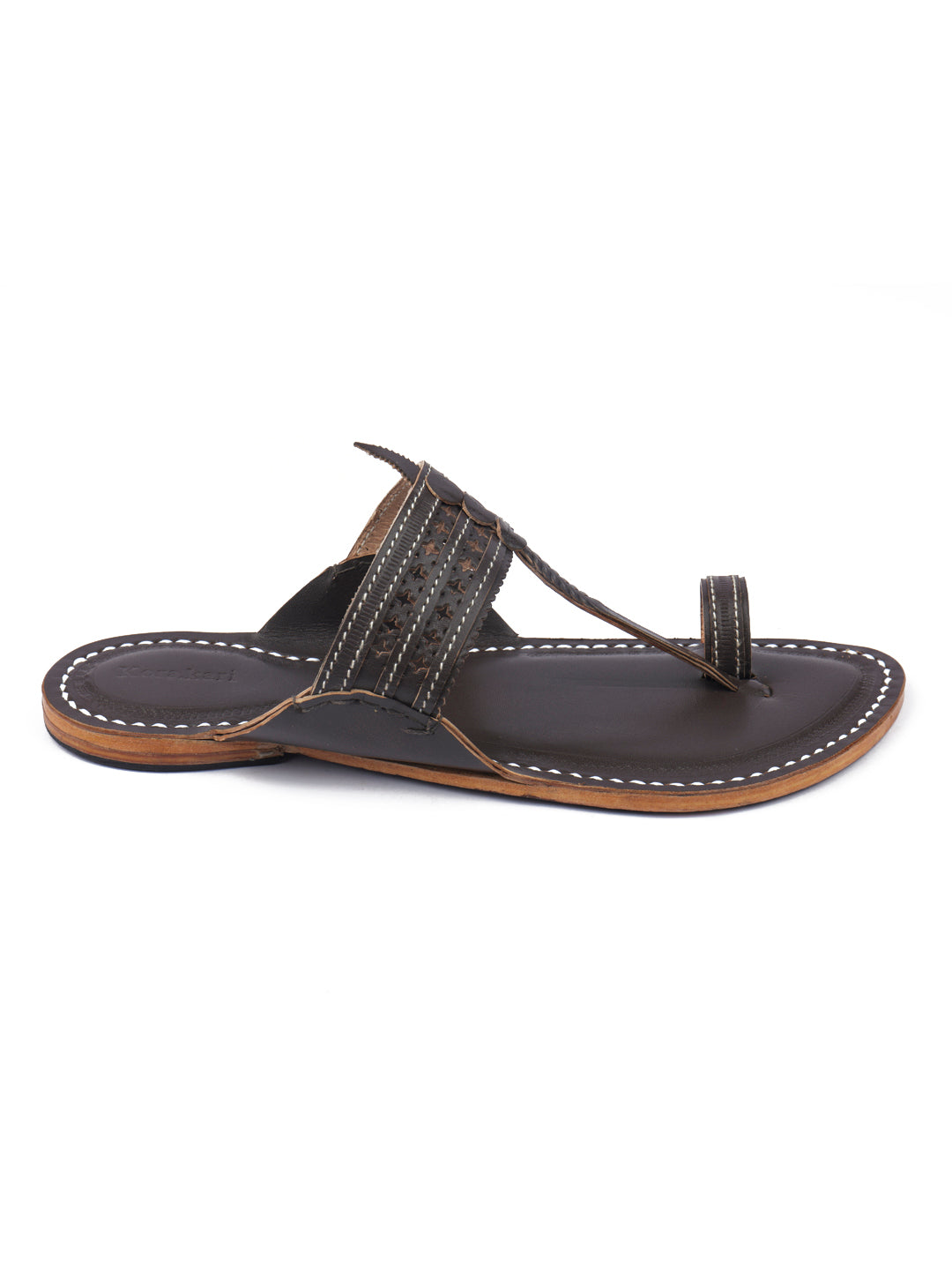 Brilliant Brown - Men Kolhapuri Chappal