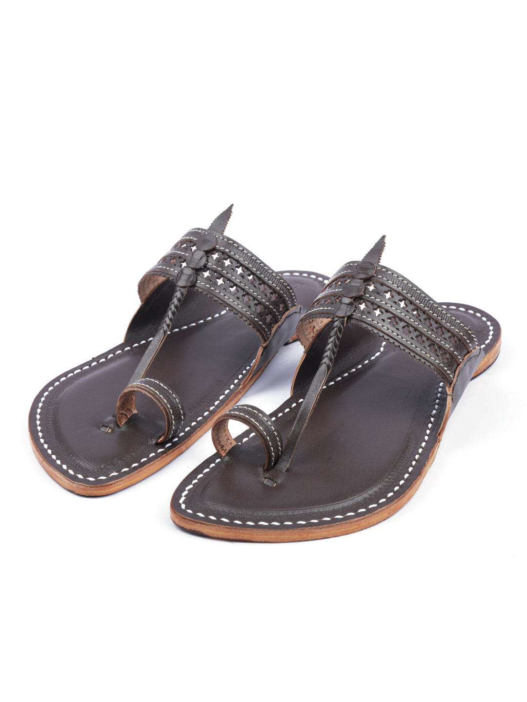 Brilliant Brown - Men Kolhapuri Chappal