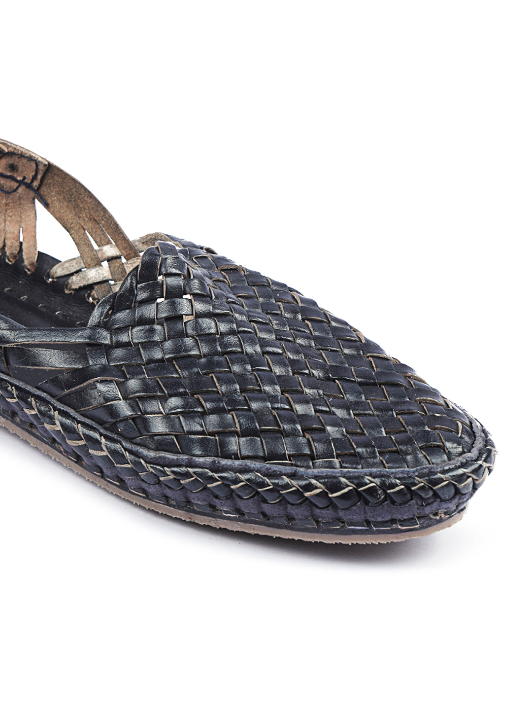 Vintage Blue - Men Wedding Chappal