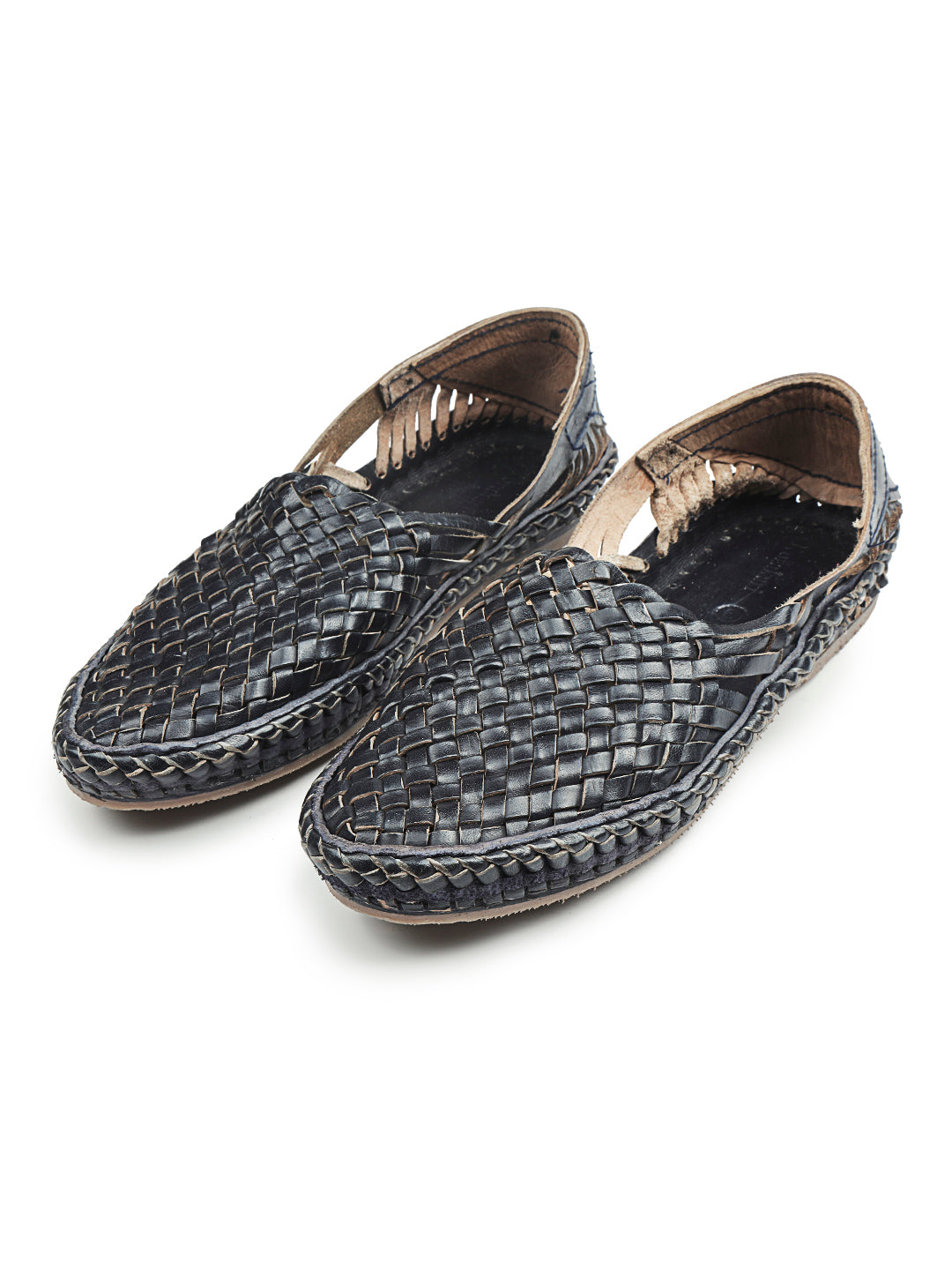 Vintage Blue - Men Wedding Chappal