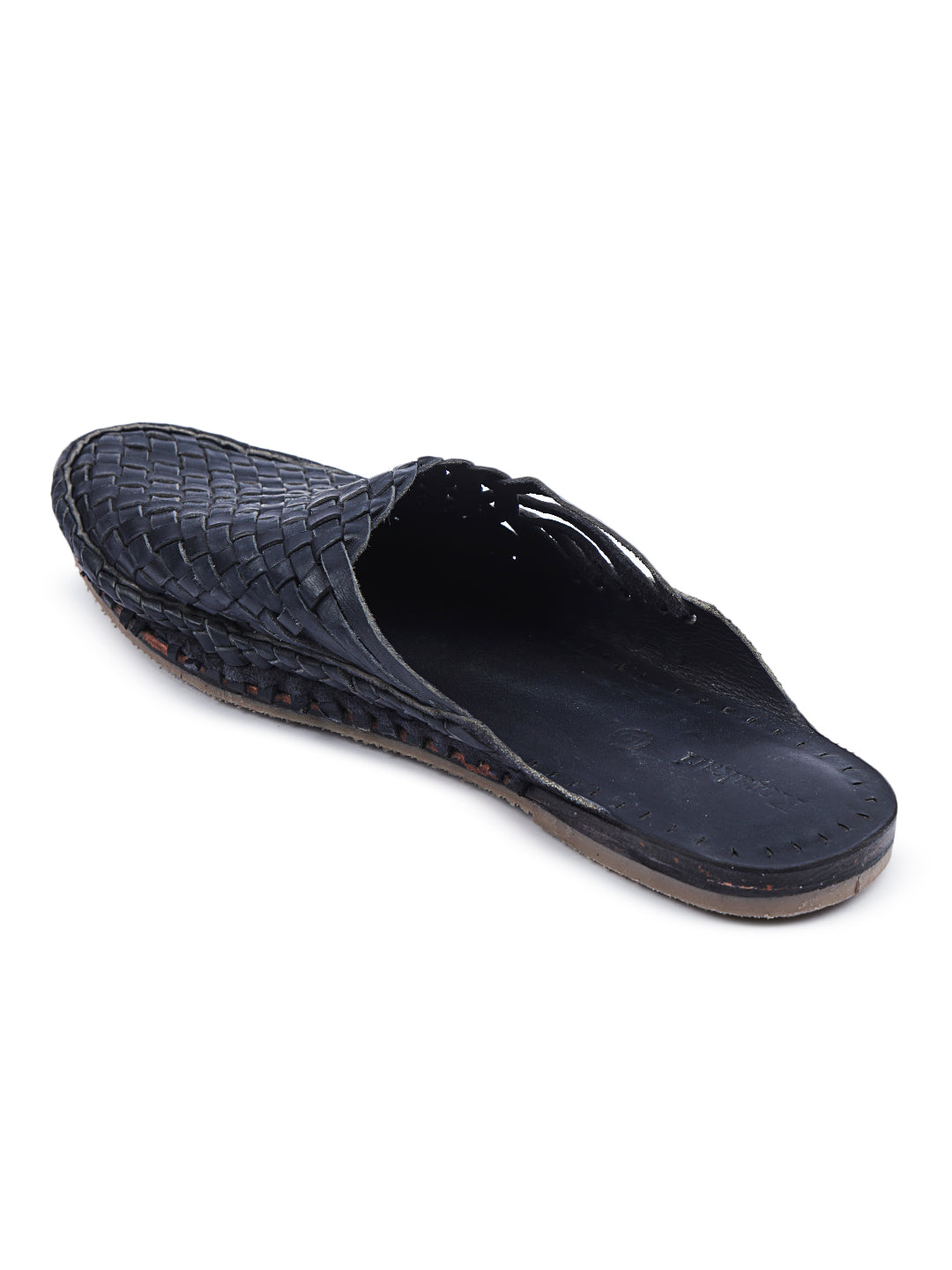 Half Kolhapuri Blue - Kolhapuri Chappal For Men