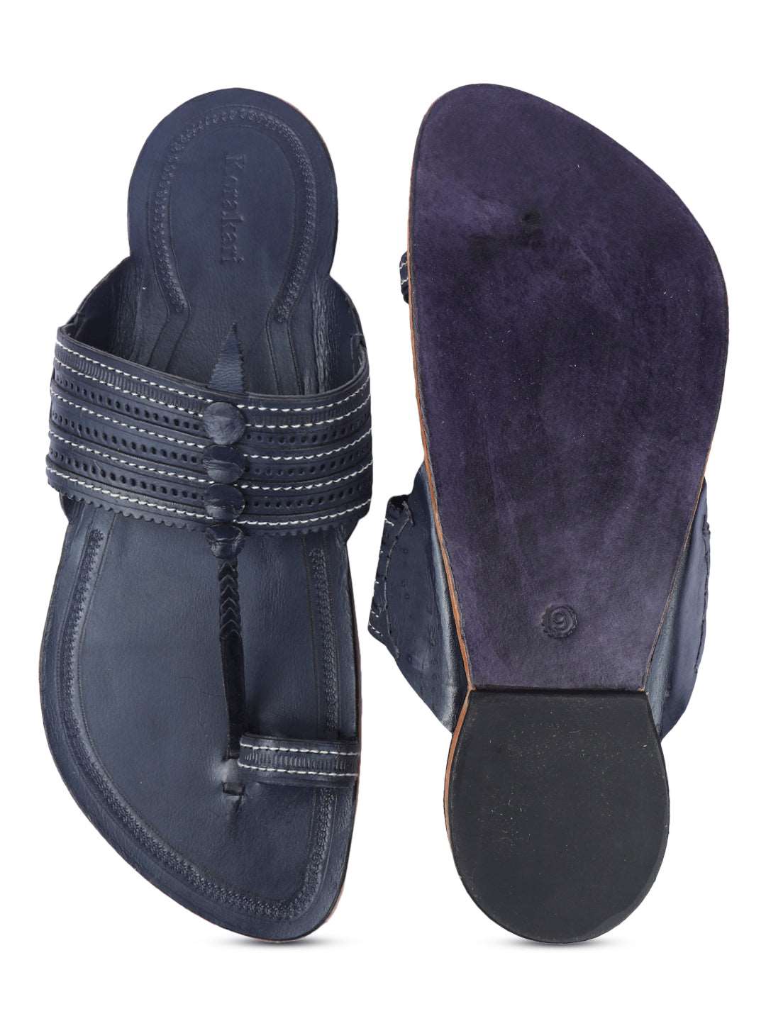 Blue Fashion - Men blue Kolhapuri Chappal