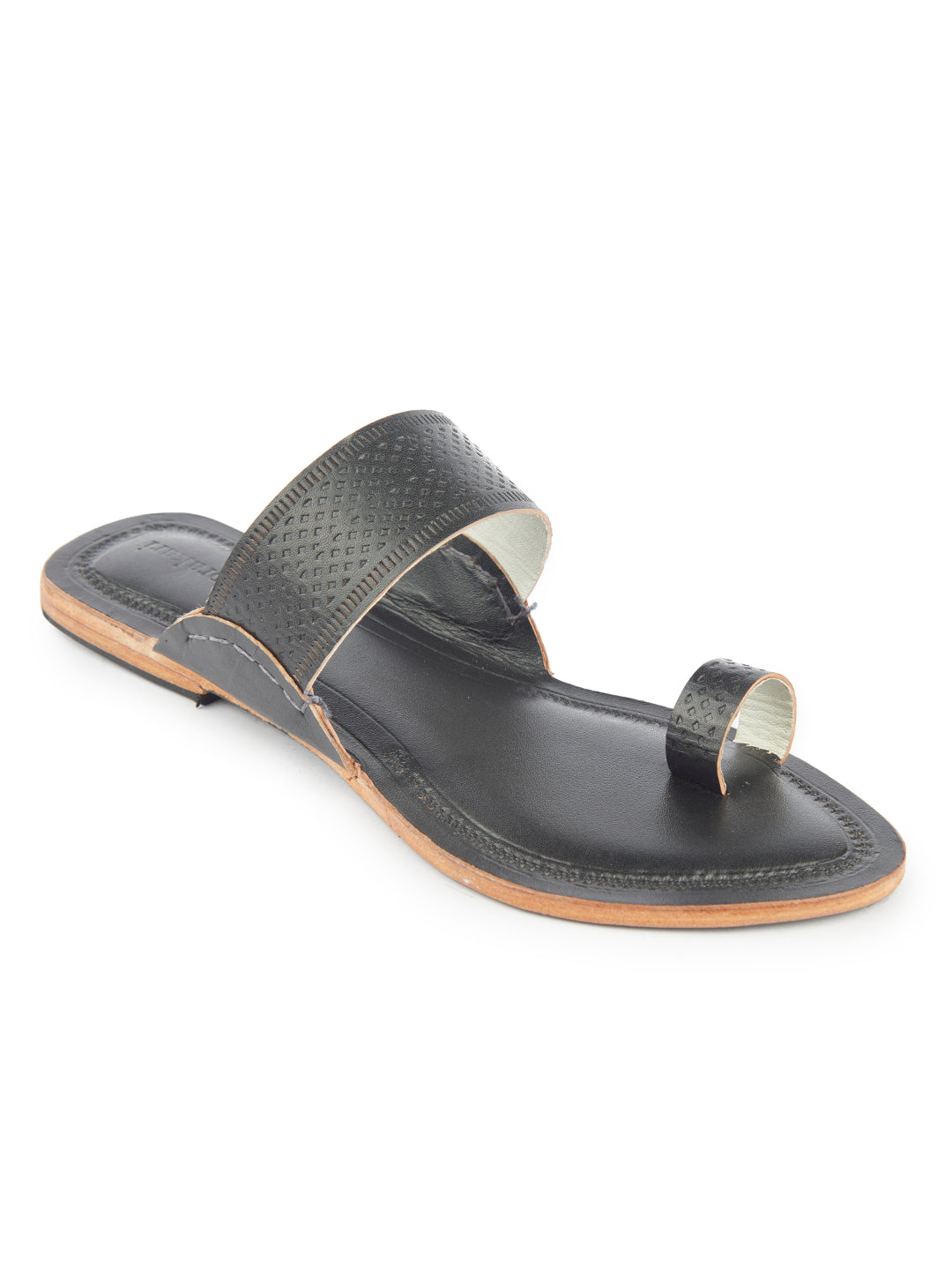 Balmy Black women's kolhapuri chappal