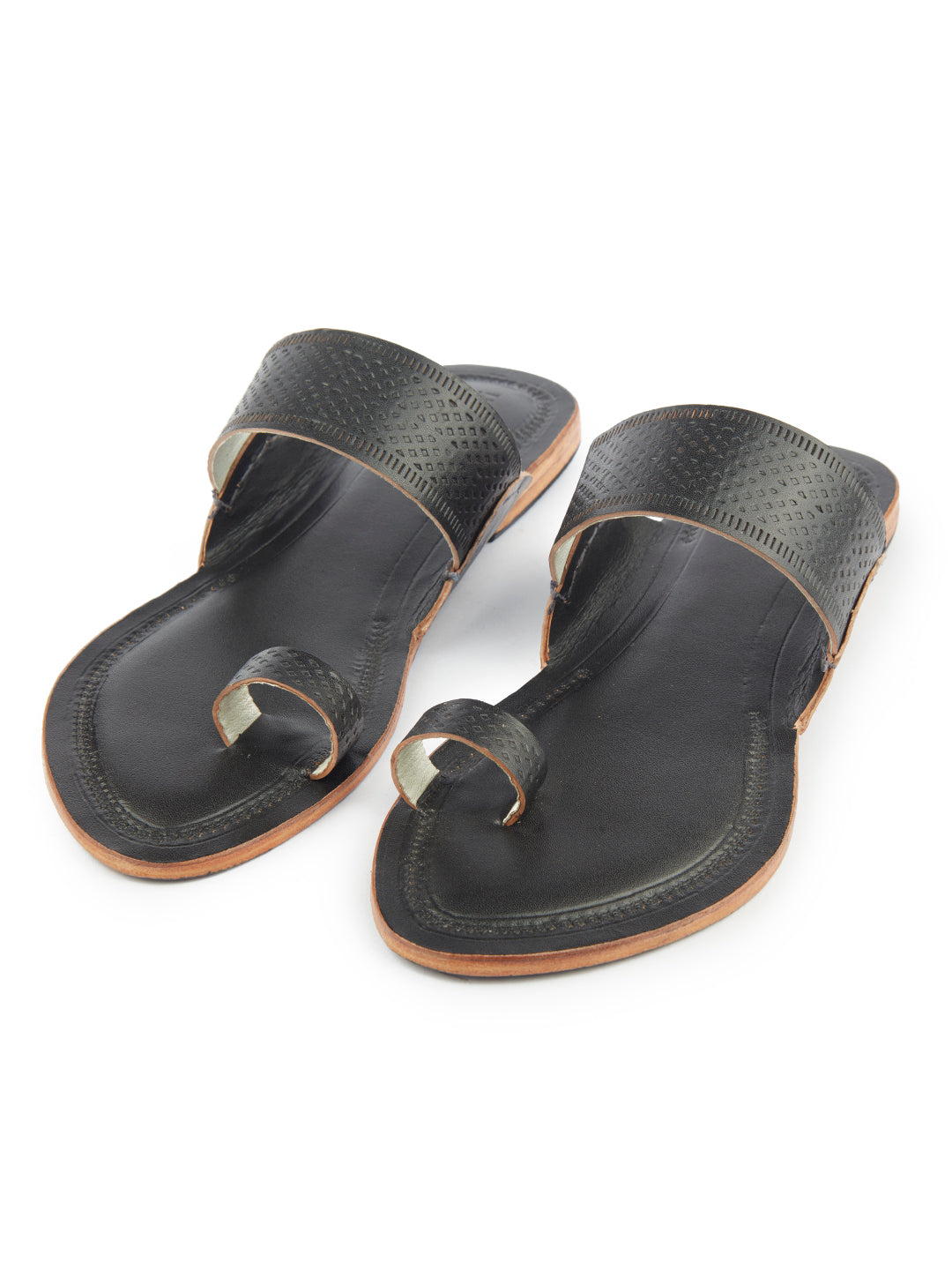 Balmy Black women's kolhapuri chappal