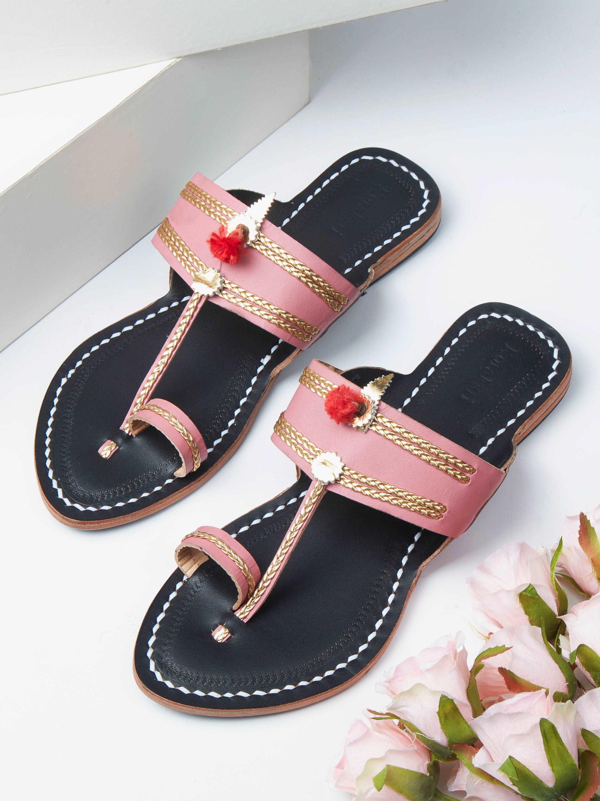 Headturner Pink - Kolhapuri Chappal for Women