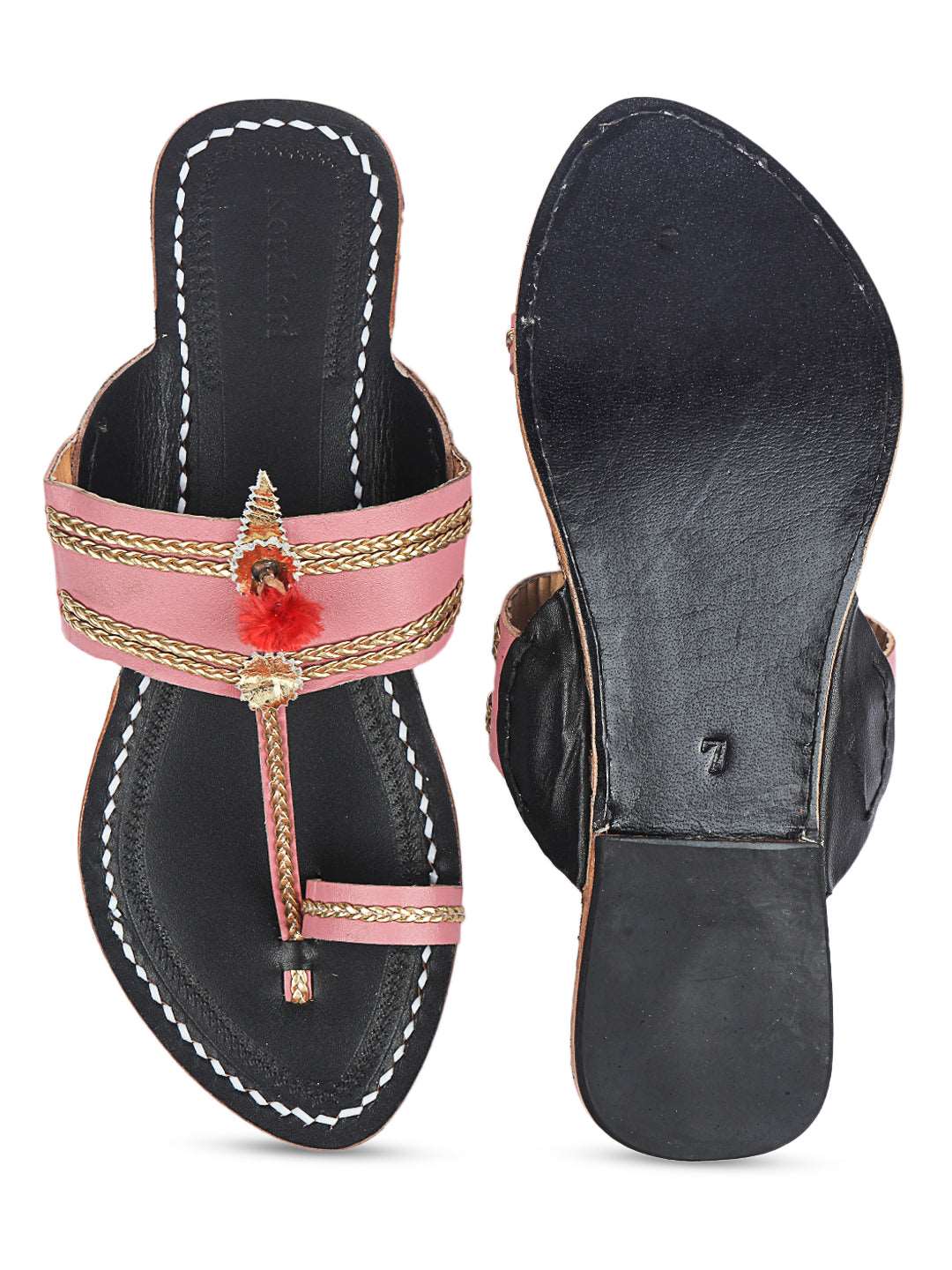 Headturner Pink - Kolhapuri Chappal for Women