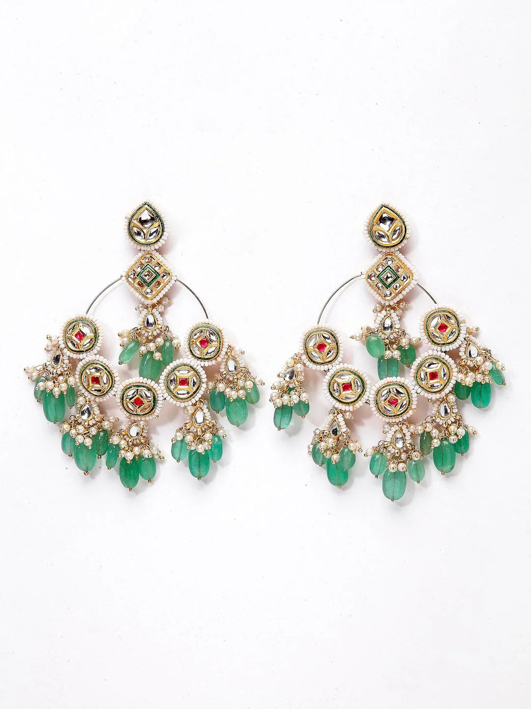 Raspberry ChandBali Earring