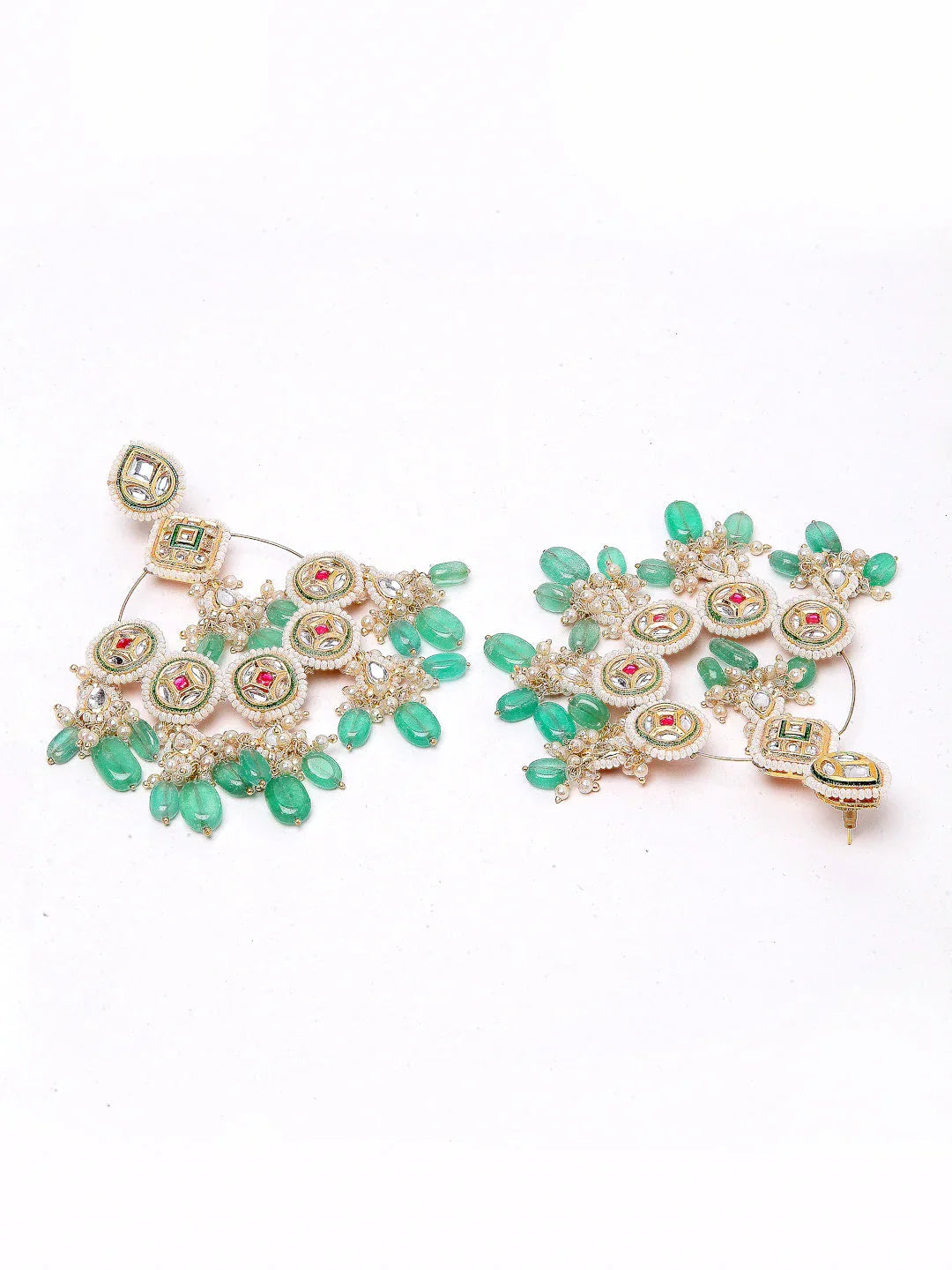 Raspberry ChandBali Earring