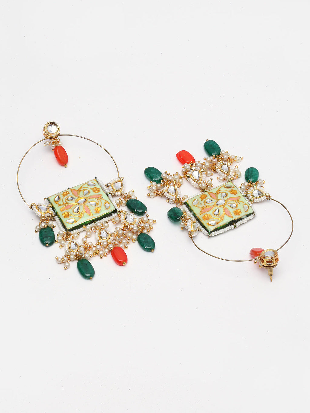 Pistachio Chand Bala Earring