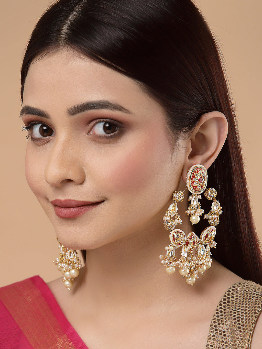 Claret Chand Bala Earring