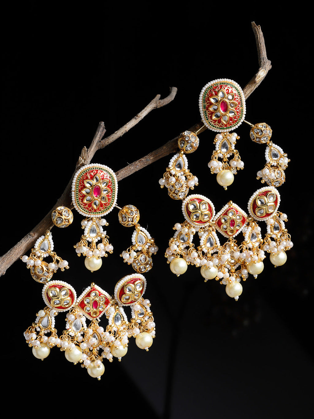 Claret Chand Bala Earring