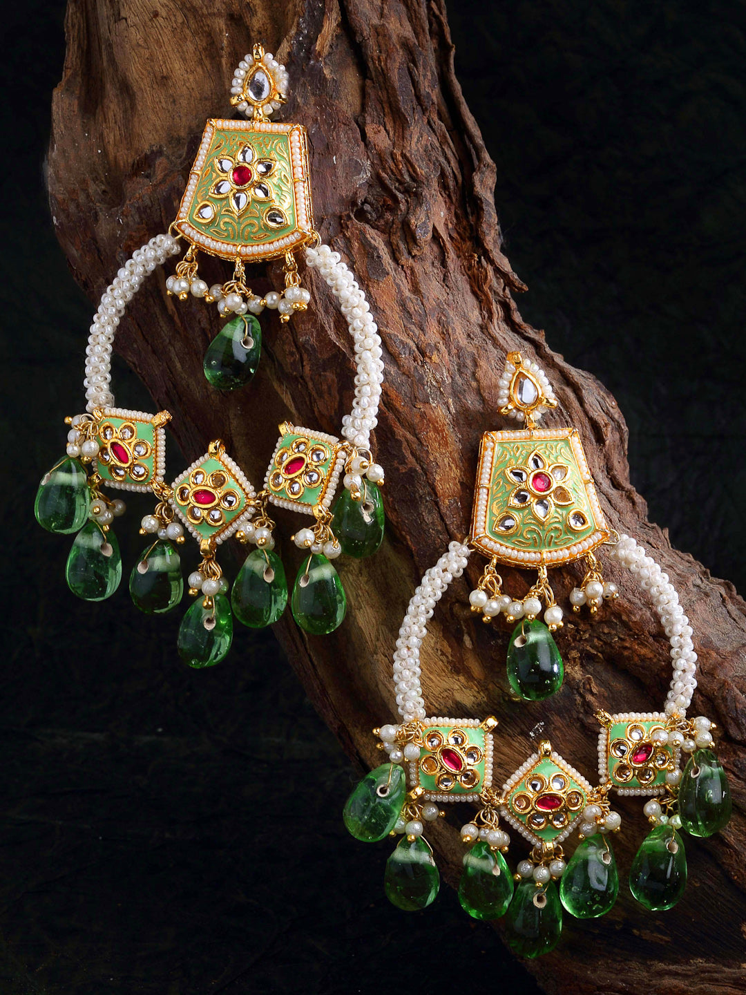 Seafoam Chand Bala Earring