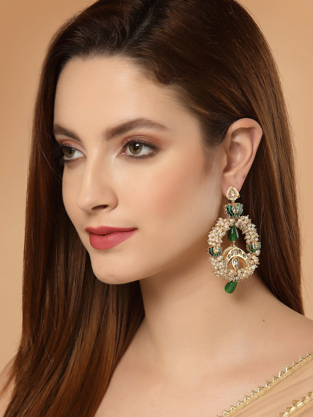 Chartreuse Chand Bala Earring
