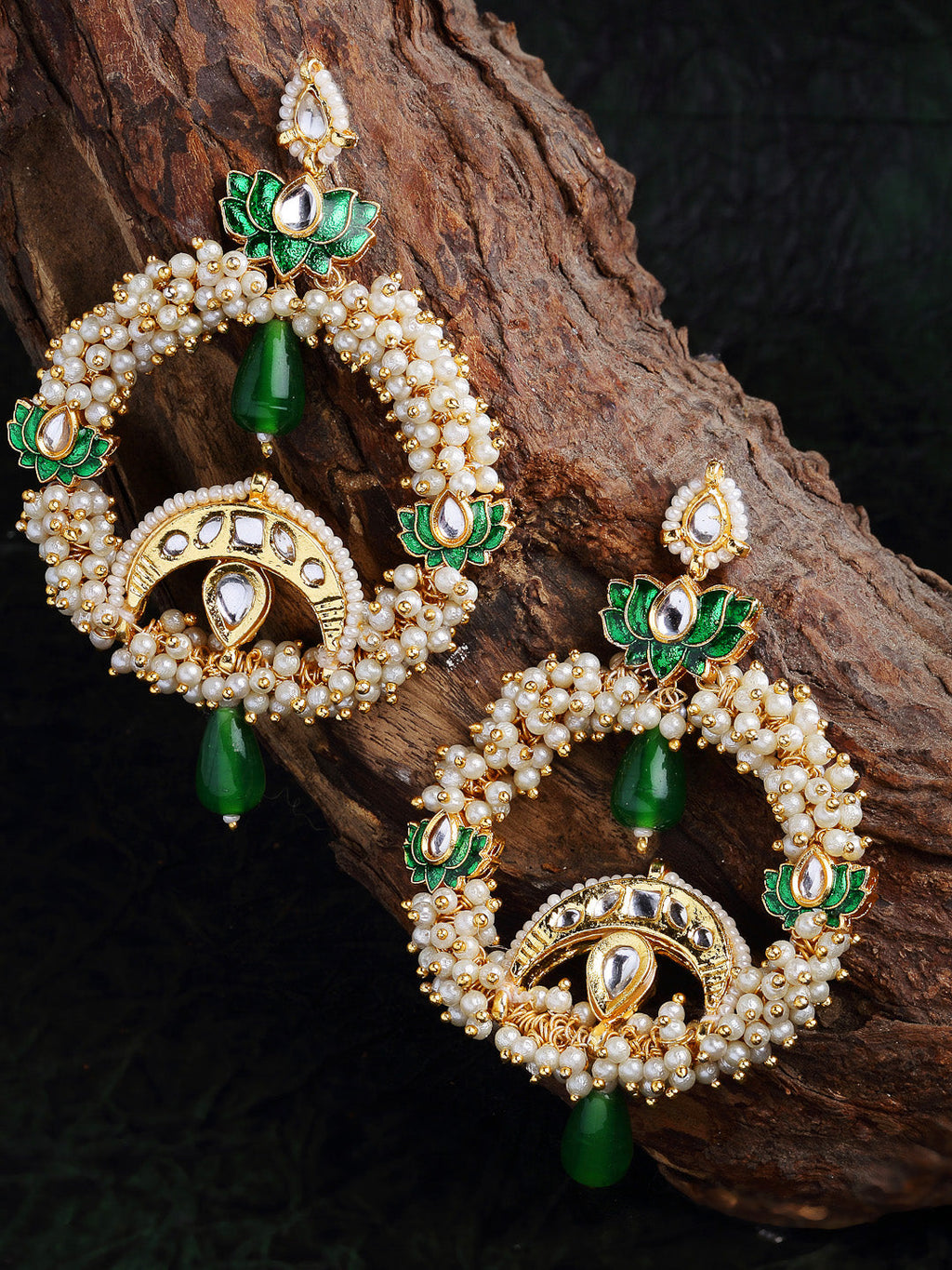 Chartreuse Chand Bala Earring