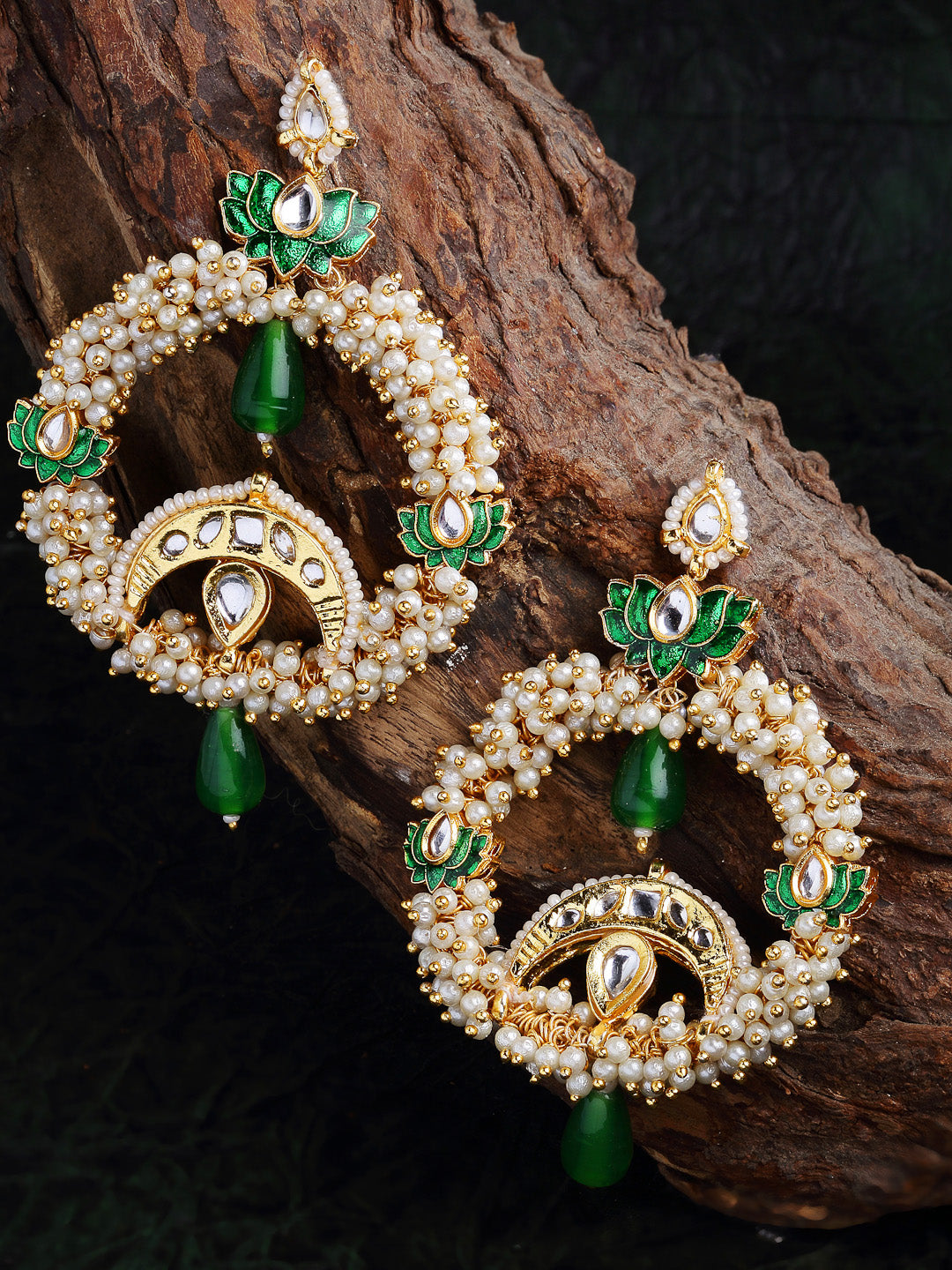 Chartreuse Chand Bala Earring