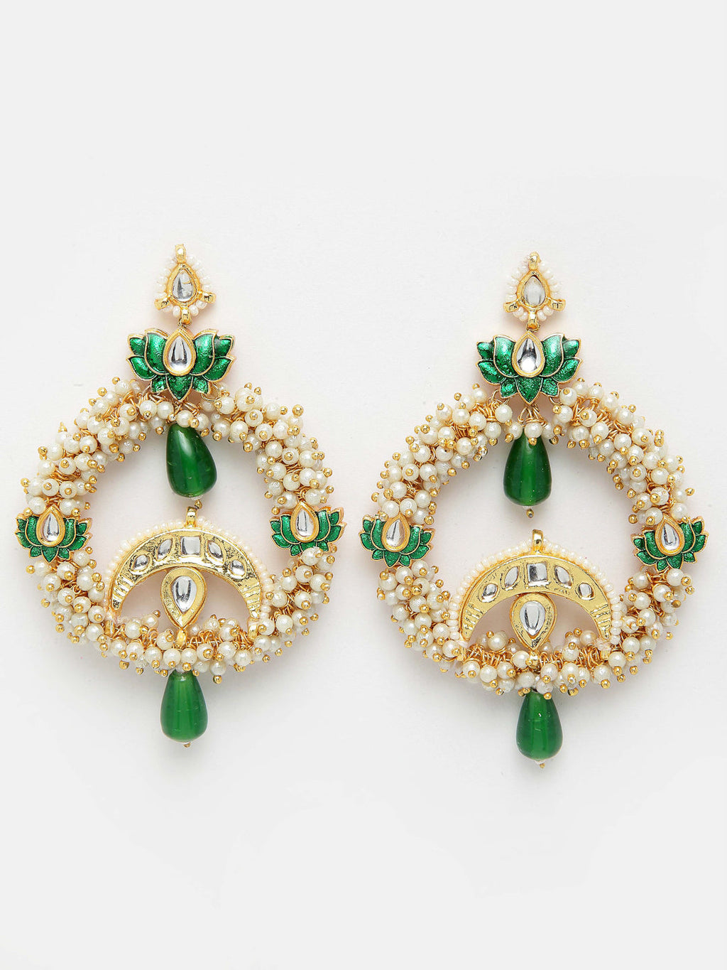 Chartreuse Chand Bala Earring