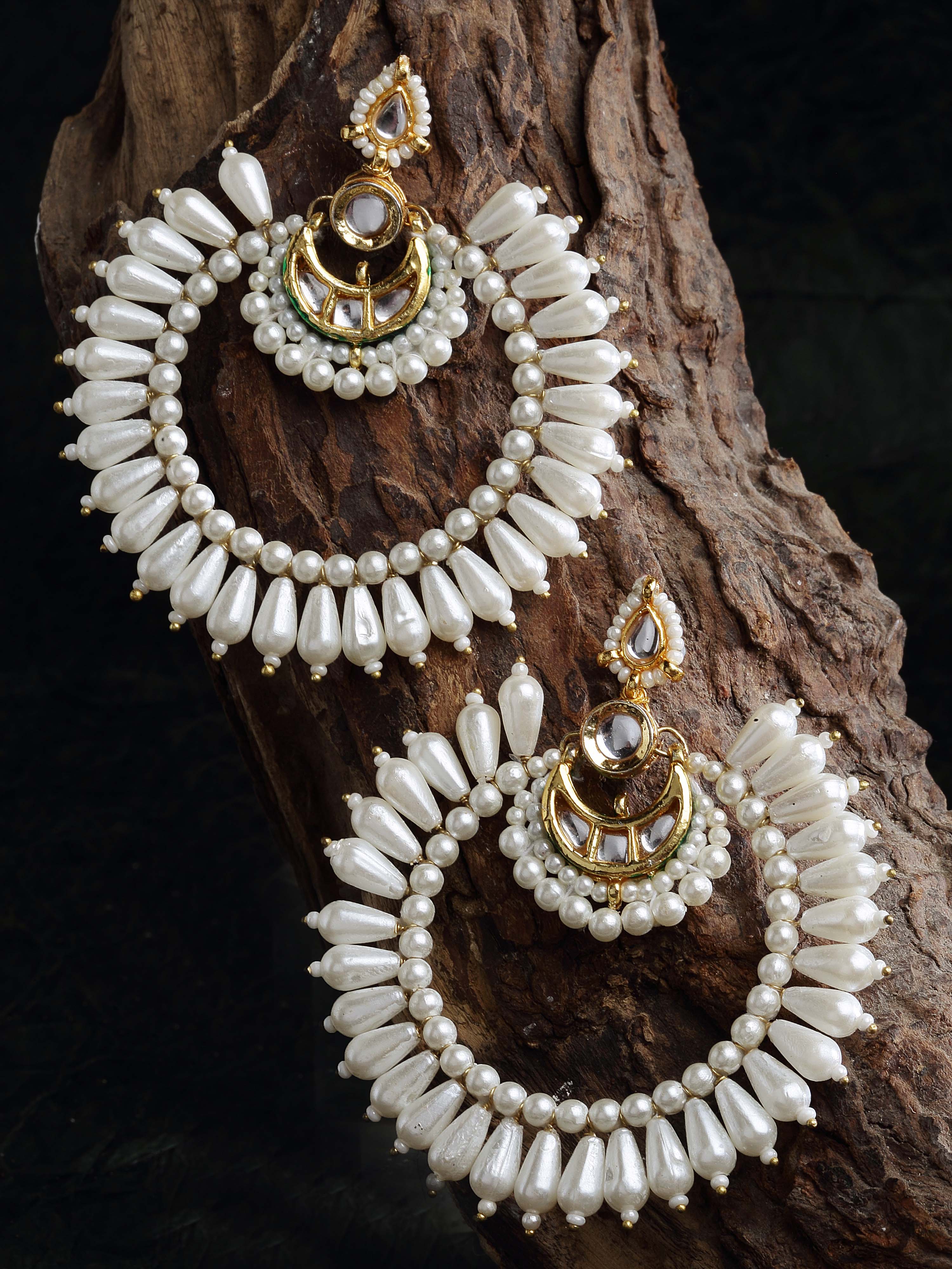 Zard Gulab Chand Bala Earring