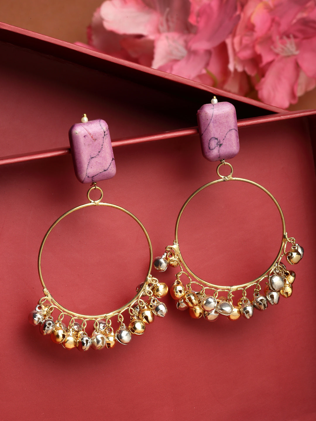 Amaranth Chand Bala Earring