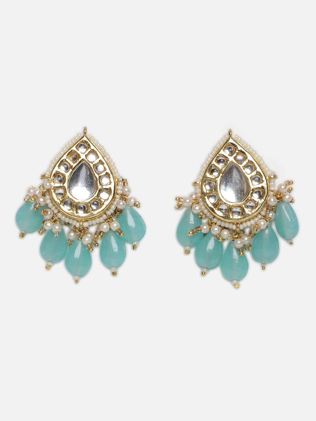 Aab-e-Neel Drop Earring