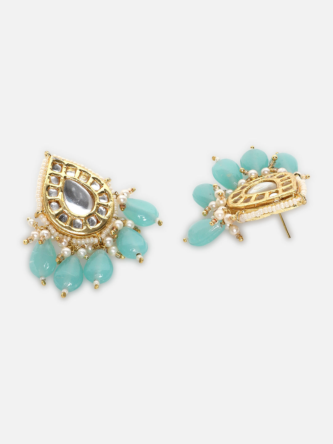 Aab-e-Neel Drop Earring