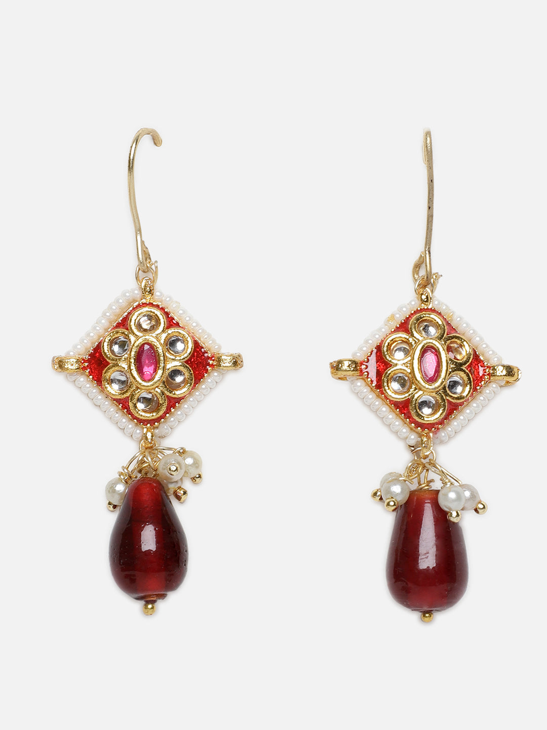Rang-e-Anar Drop Earring