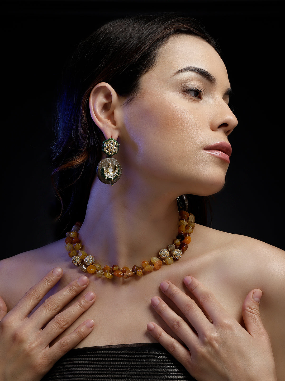 Zamurd Zameen Drop Earring