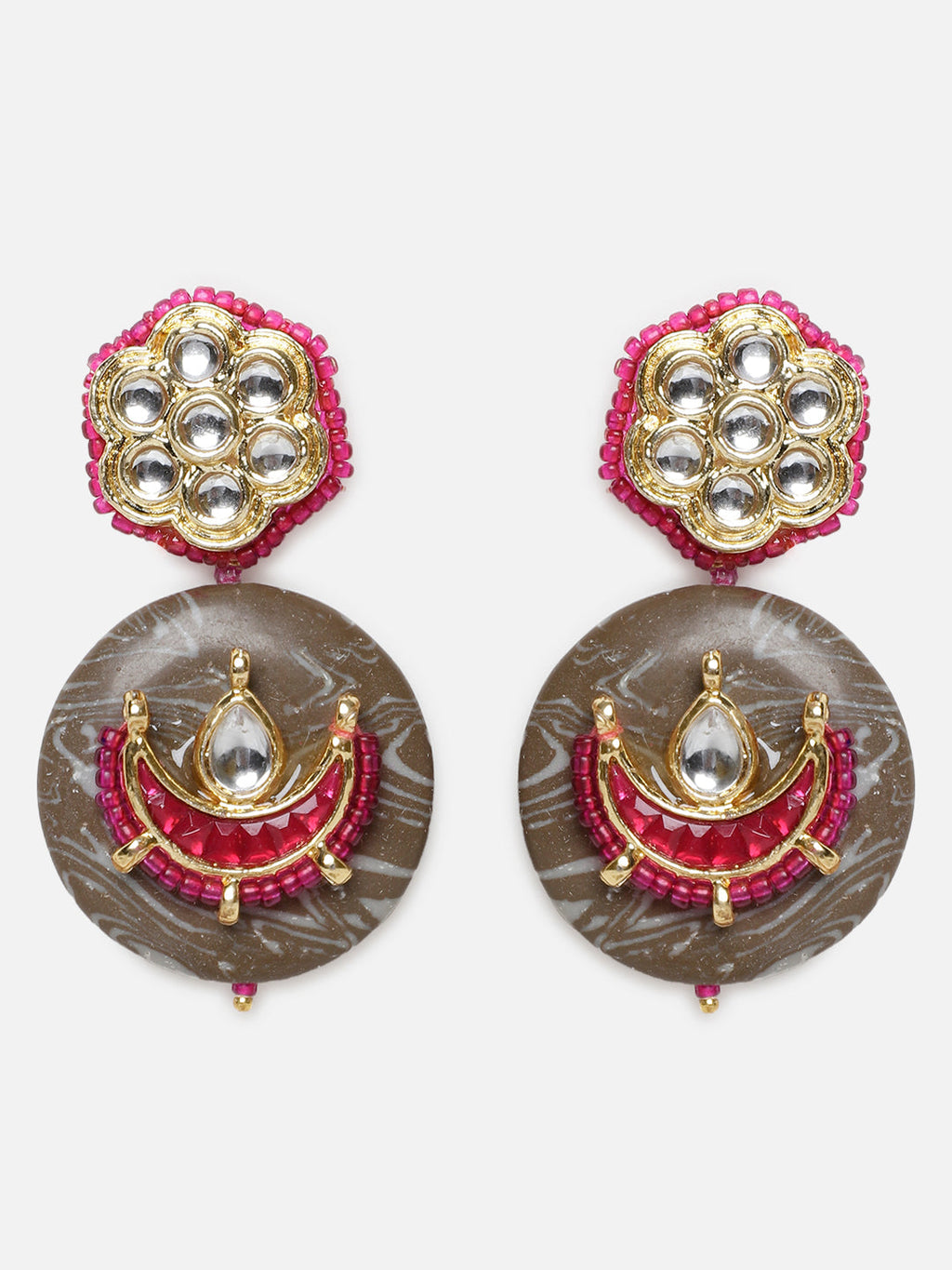 Khaak Rang Drop Earring