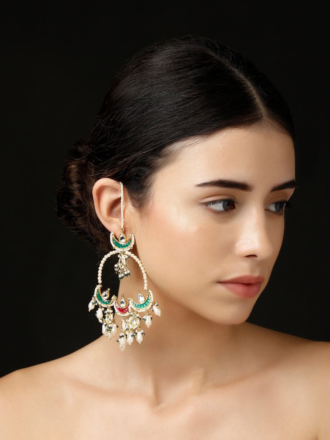 Shafaq-e-Laal Drop Earring