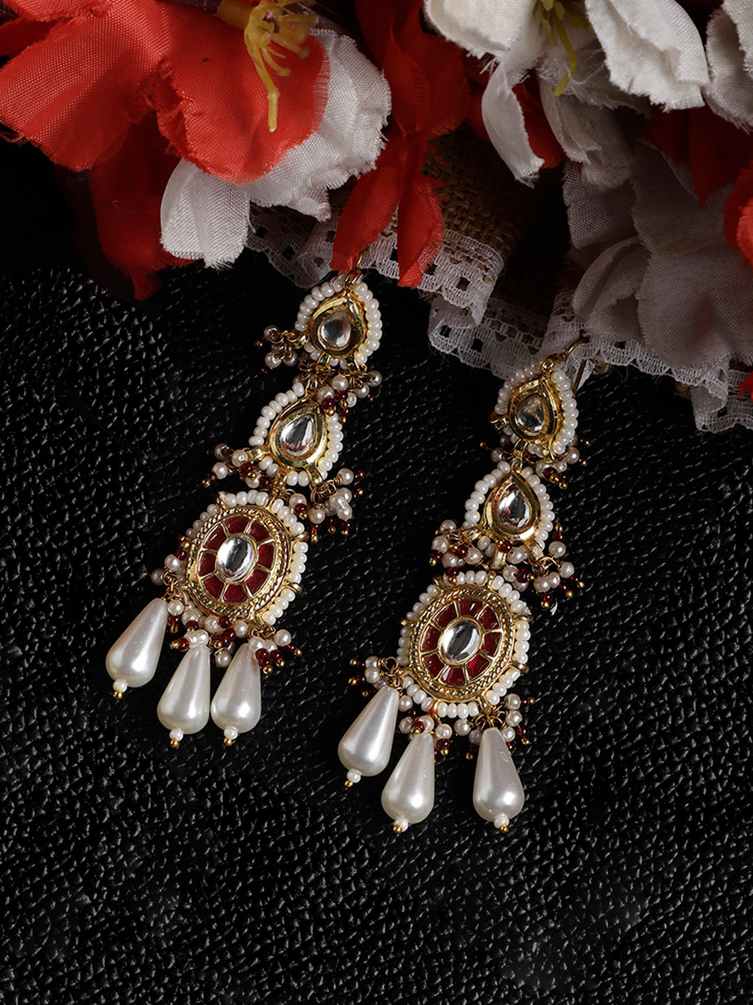 Husn-e-Laal Drop Earring