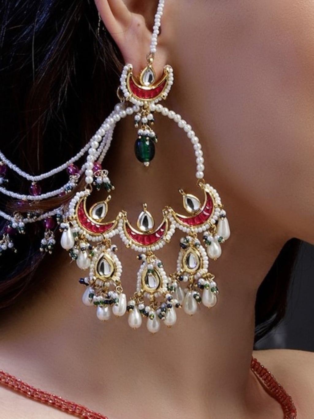 Rang-e-Shabnam Drop Earring