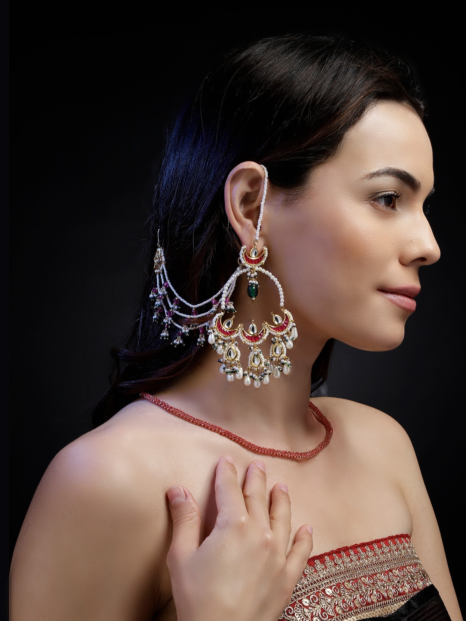 Rang-e-Shabnam Drop Earring
