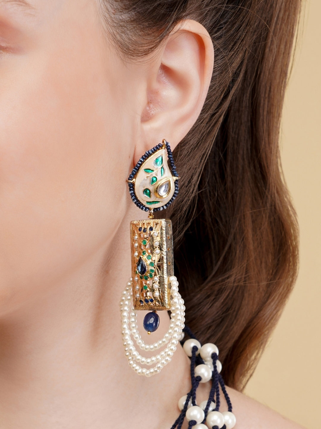 Neelam Drop Earrings