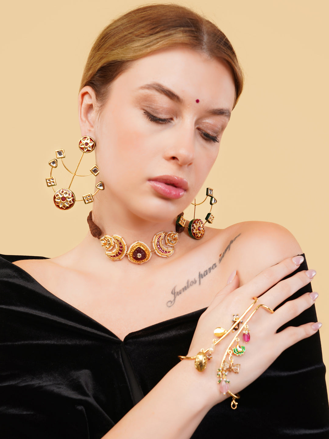 Surkh Drop Earrings