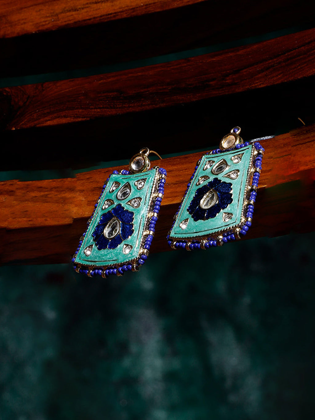 Neelkanth Glow Drop Earring