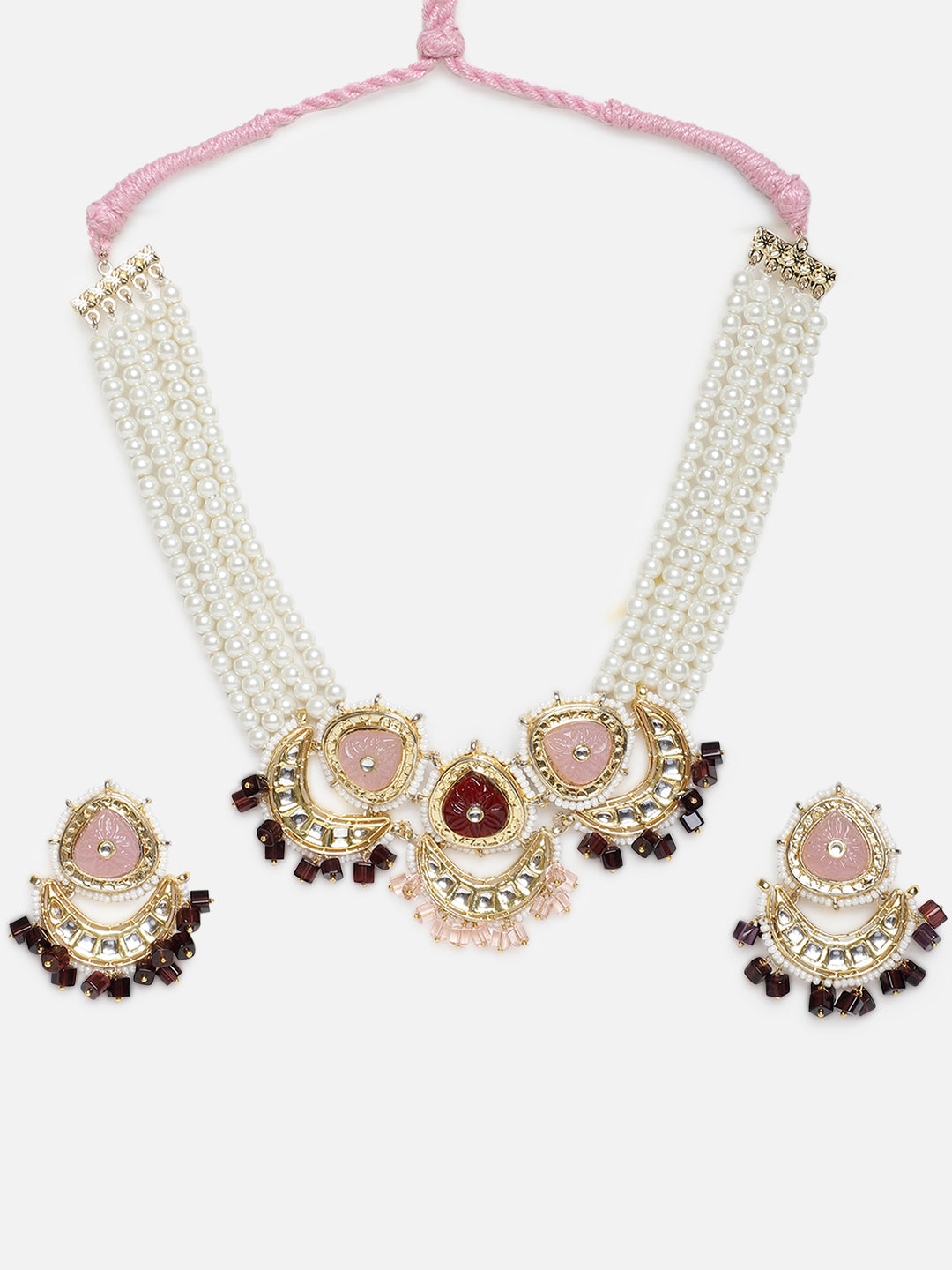 Nazakat Glow Haar with Earrings