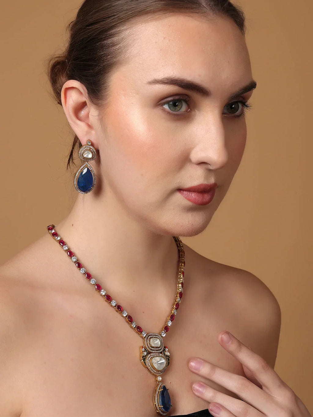 Neelanjan Necklace with Earring