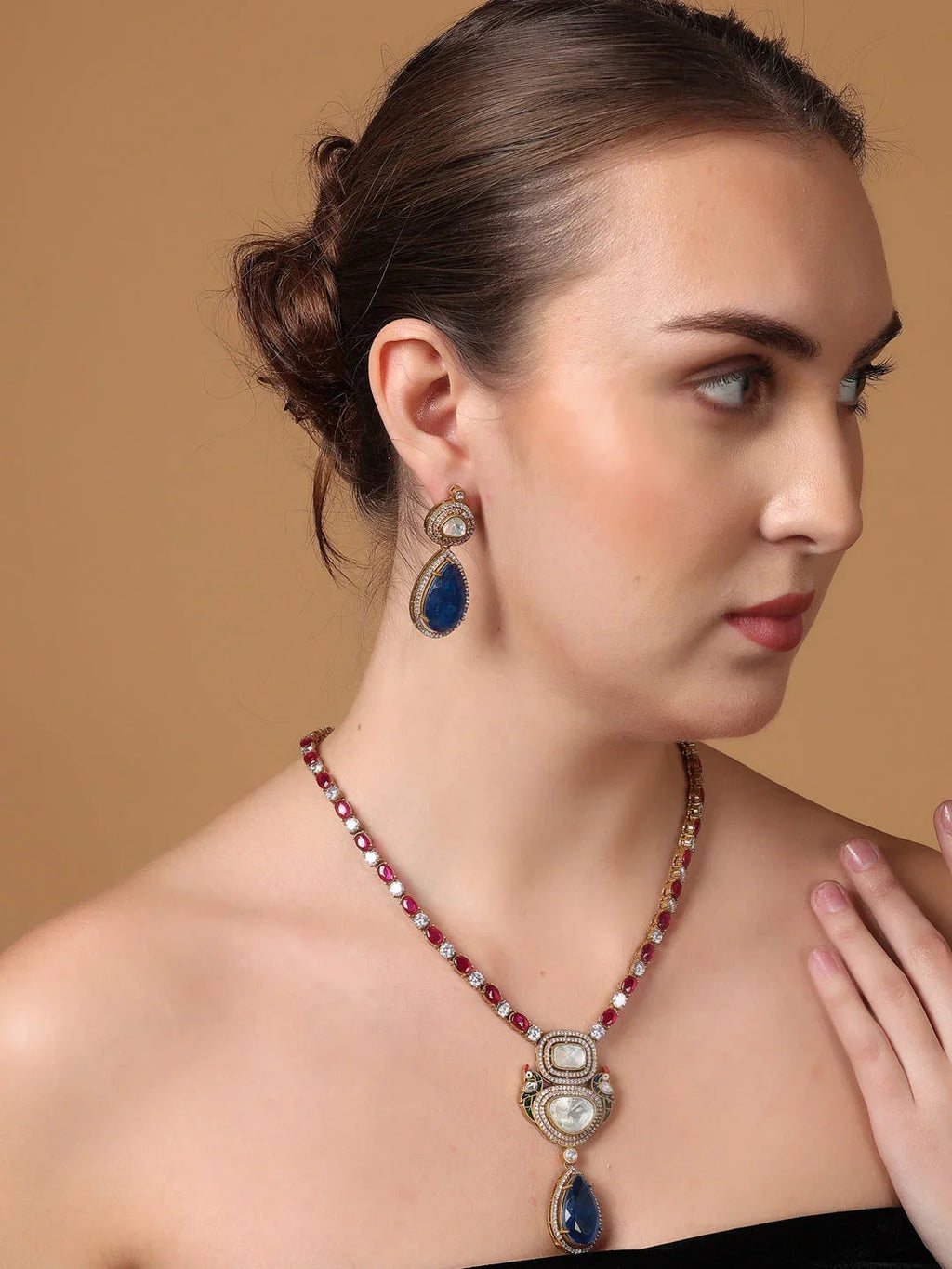 Neelanjan Necklace with Earring