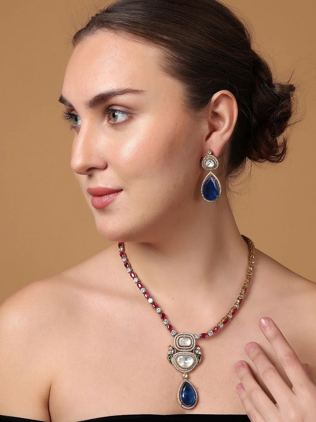 Neelanjan Necklace with Earring