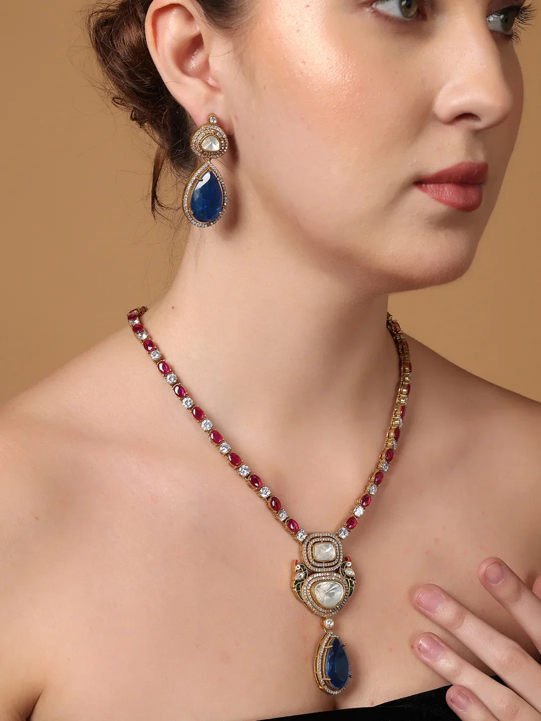 Neelanjan Necklace with Earring