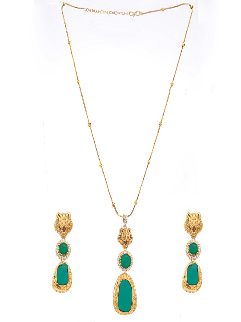 Panna Necklace with Earring