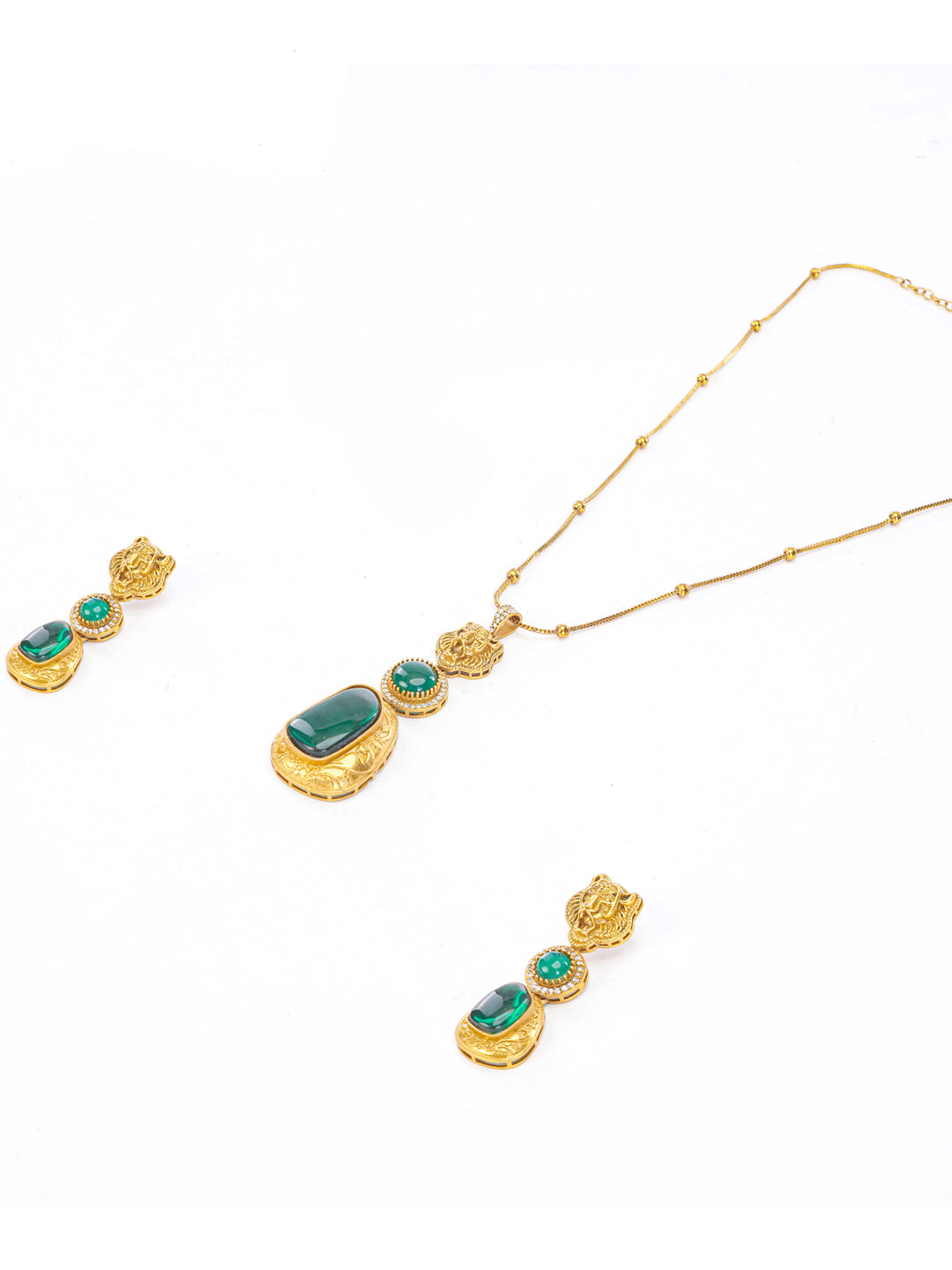 Panna Necklace with Earring