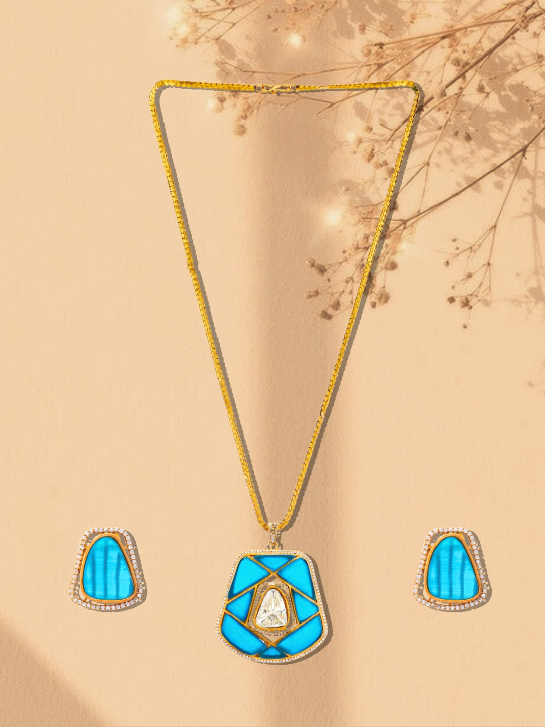 Neelgiri Necklace with Earring