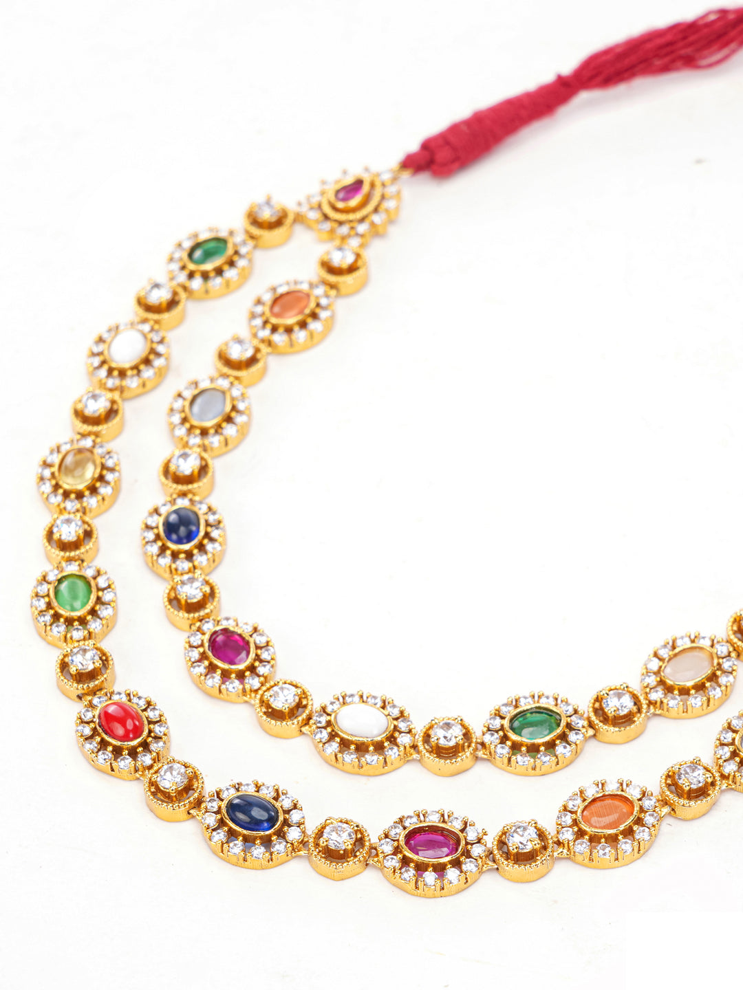 Laal-e-Yaqoot Necklace with Earring